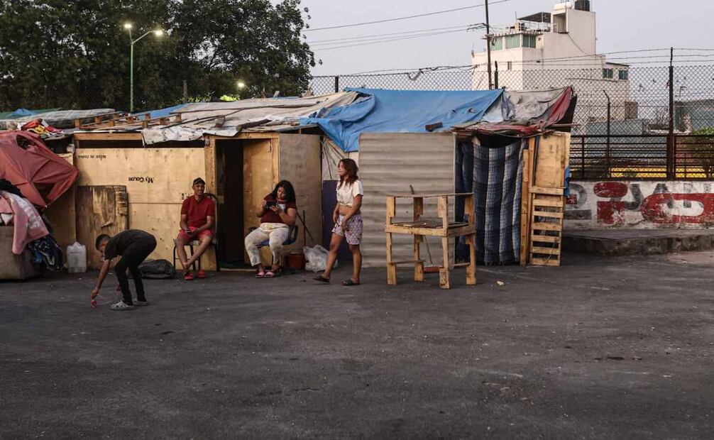 Pocas casas improvisadas quedaron en la zona (12/03/2025) Foto: Gabriel Pano/El Universal