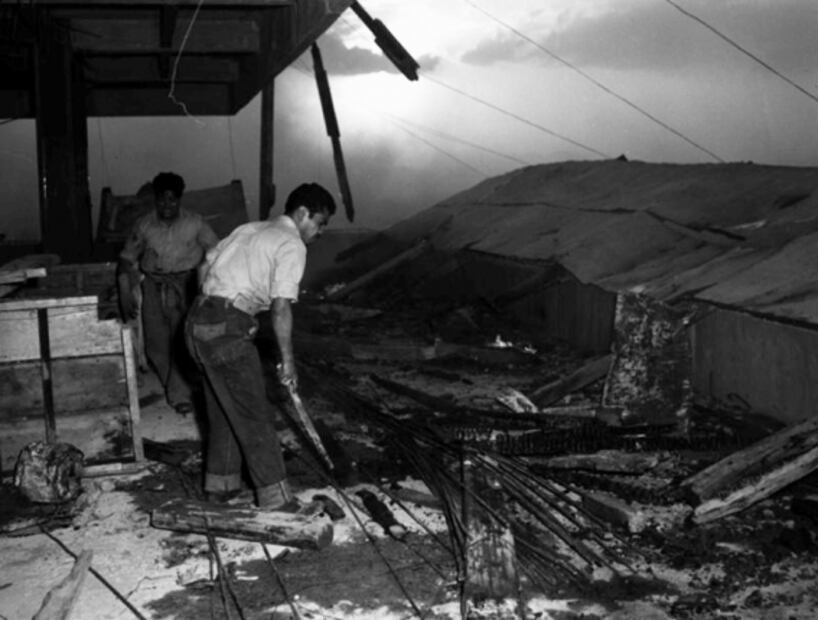 En 1953, los bomberos no estaban preparados para sofocar el incendio de la Torre Latinoamericana