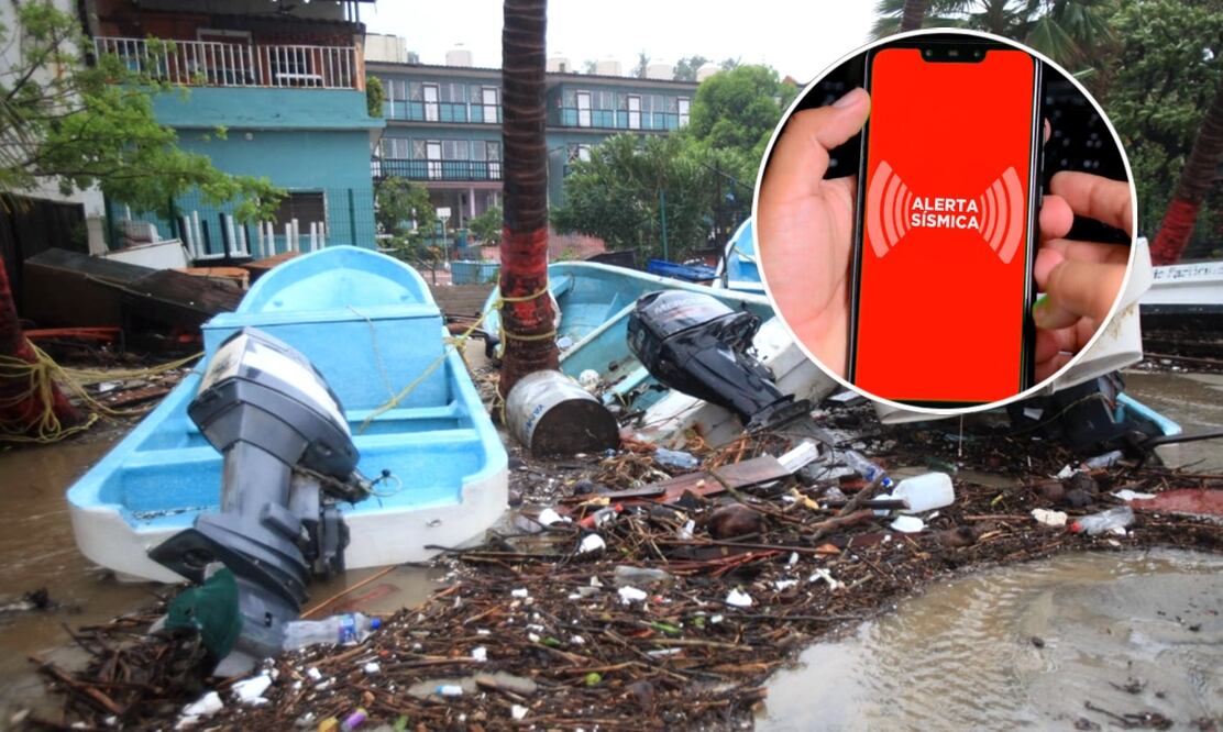 “Erick” causó afectaciones principalmente a embarcaciones dedicadas a la pesca y turismo en la bahía principal de Puerto Escondido, Oaxaca, el jueves 19 de junio de 2025. Foto: Edwin Hernández / EL UNIVERSAL