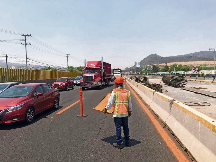 La reducción de carriles en la México-Puebla será ininterrumpida