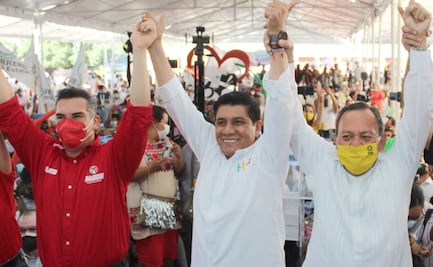 Jesús Zambrano celebra alianza "Va por Guerrero" y candidatura de Mario Moreno Arcos