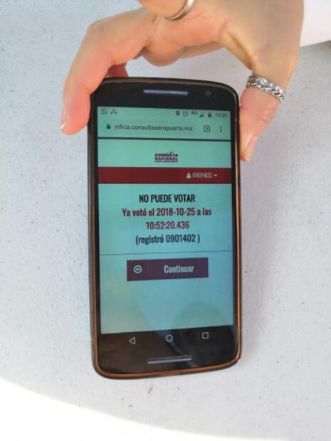 Corrigen problemas con la app en segundo día de consulta por el nuevo aeropuerto