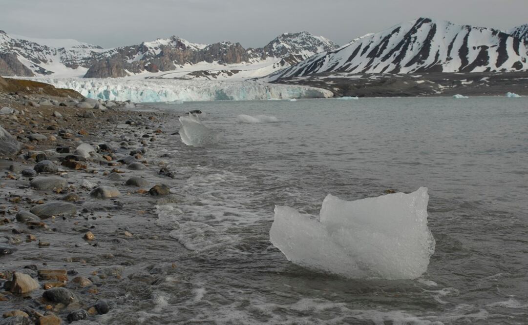 General view of sea ice near the Global Seed Vault in Longyearbyen - Photo: Peter Vermeij/REUTERS