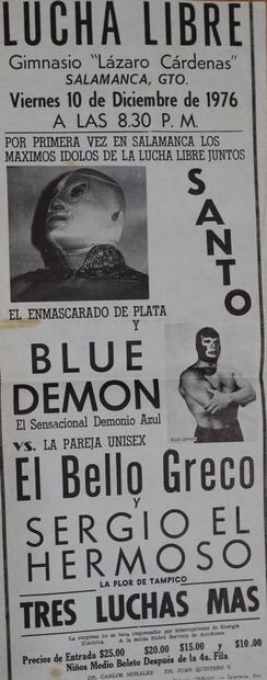 “El Bello Greco”, el primer luchador exótico