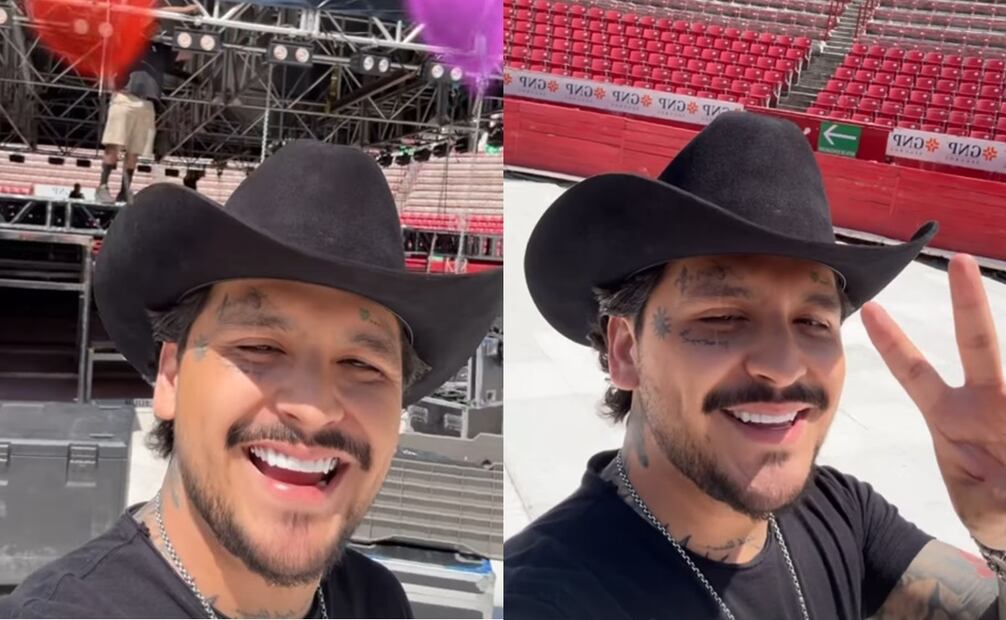 El cantante Christian Nodal se presentará por primera vez en la Plaza de Toros México. Foto: Instagram oficial.