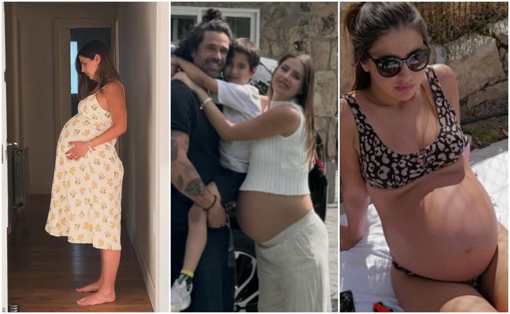 Michelle Renaud en sus últimos días de embarazo