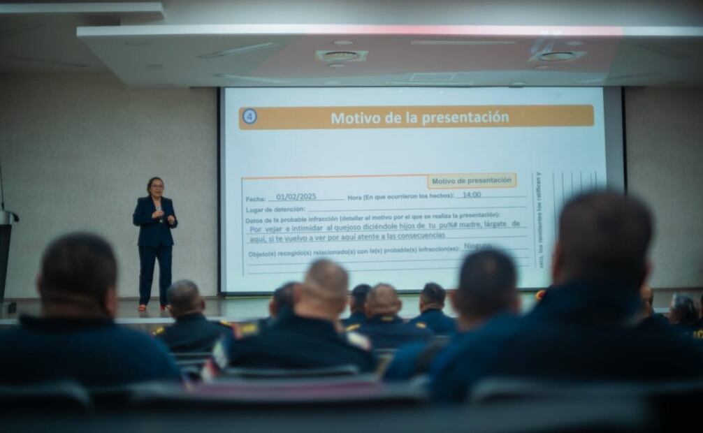 Policías de la GAM aprenderán protocolos de Ley de Cultura Cívica (05/03/2025). Foto: Especial