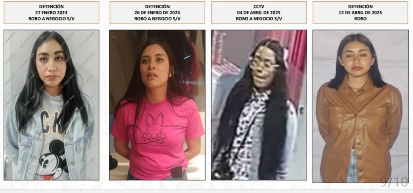 Mujer que robó tenis de colección en Polanco