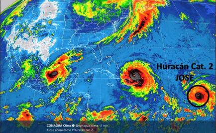 El huracán "José" se intensifica a categoría dos en el Atlántico