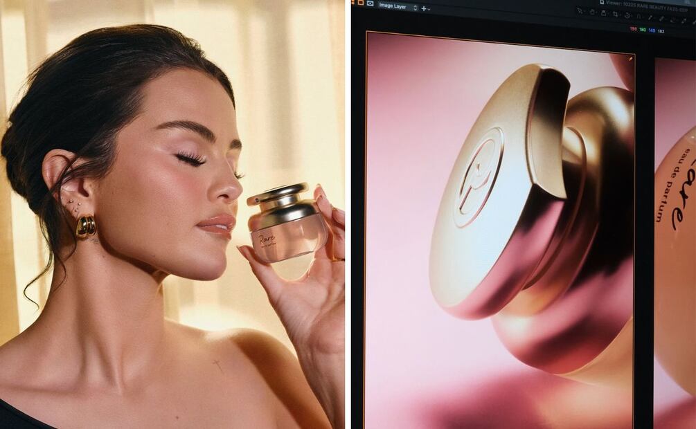 El frasco de perfume es lujoso y ergonómico para una aplicación sin esfuerzo. Foto: Especial. Instagram @rarebeauty