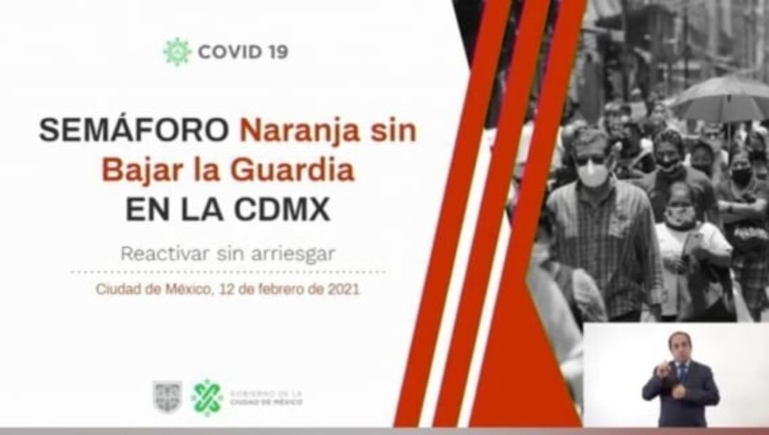 CDMX ingresa a semáforo naranja "sin bajar la guardia"