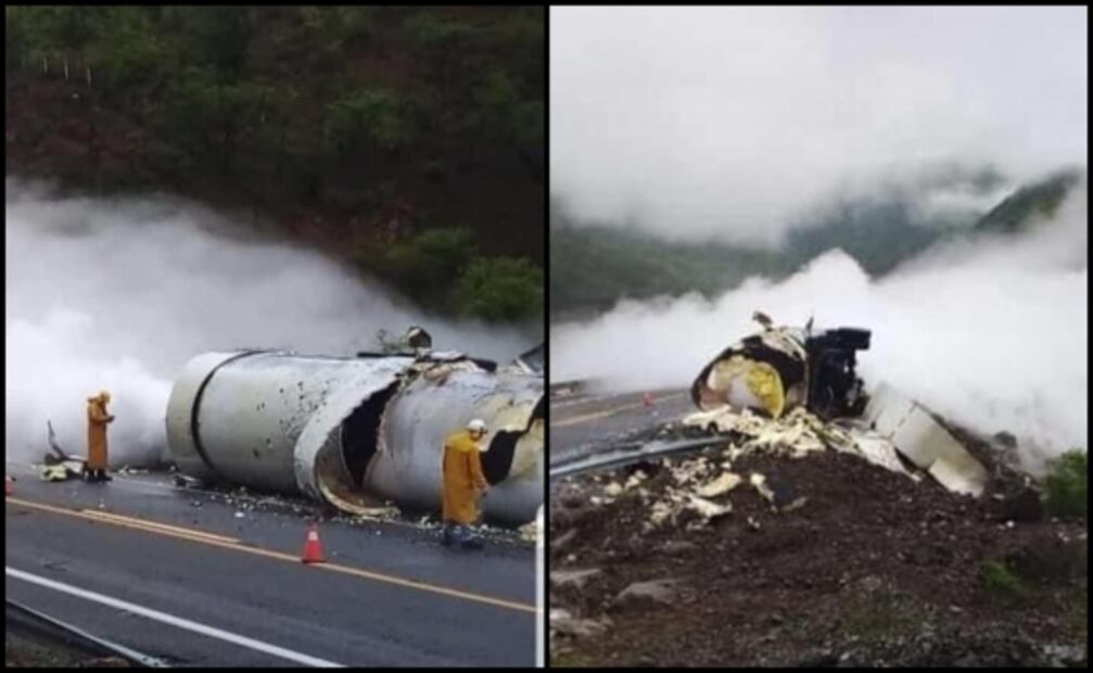 Colapsa tramo de la autopista Siglo XXI en Michoacán