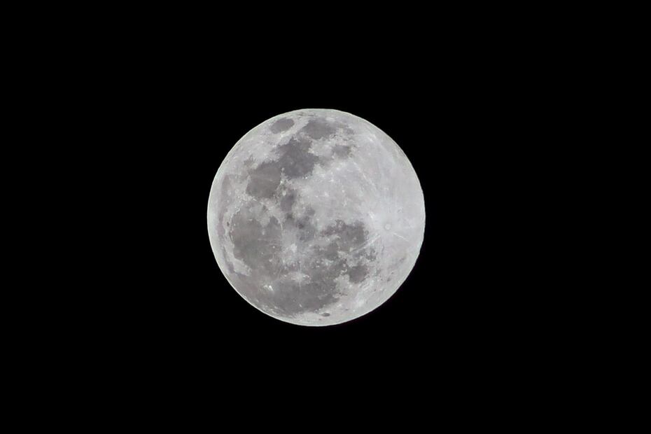 Luna Rosa ilumina el cielo de la CDMX este miércoles 5 de abril / Foto: Hugo Salvador/ El Universal