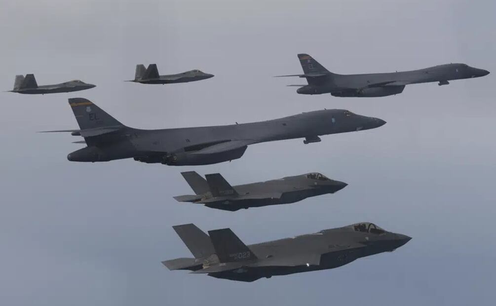 Aviones de la Fuerza Aérea. Foto: AP