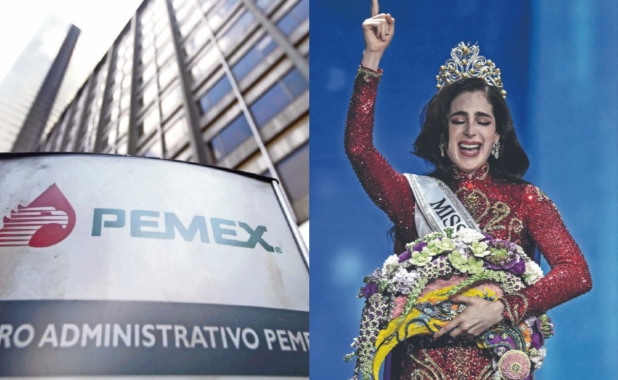 Pemex felicita a Fátima Bosch y desata polémica; acusan que su padre otorgó contrato millonario a dueño de Miss Universo. Foto: de AFP