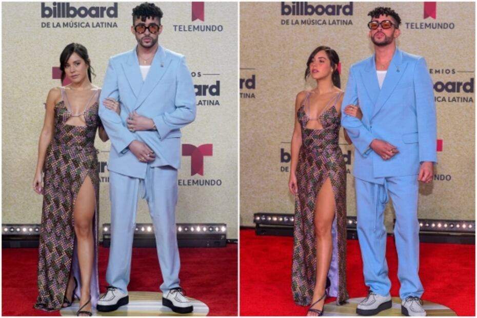 Ella es Gabriela Berlingeri, la novia de Bad Bunny que atrajo miradas en los Billboard
