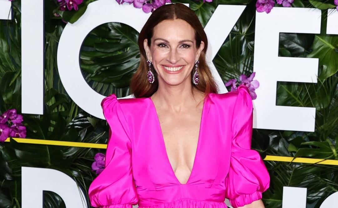 En la reciente premier de "Ticket to Paradise". Clasos.