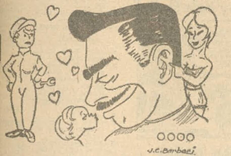 Caricatura de Maurico Garcés en EL UNIVERSAL ,1967.