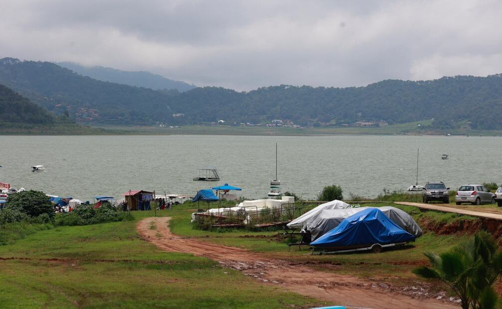 Las lluvias continúan siendo el principal factor que han contribuido para que los almacenamiento de las presas del Sistema Cutzamal sigan a la alza.  (15/07/2025).Foto: Alejandro Vargas