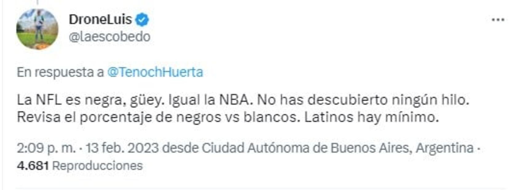 Tenoch Huerta se lanza contra teatro mexicano y lo tunden en redes; "son más inclusivos en la NFL"