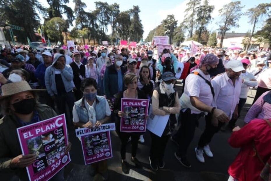 “Mi voto no se toca”; así se vivió la marcha en defensa del INE en el Edomex