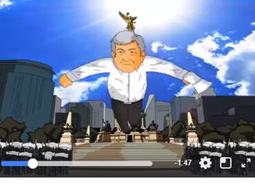 Promueven a López Obrador en redes sociales al estilo anime japonés