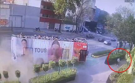 Difunden VIDEO del choque de Turibús en la alcaldía Benito Juárez