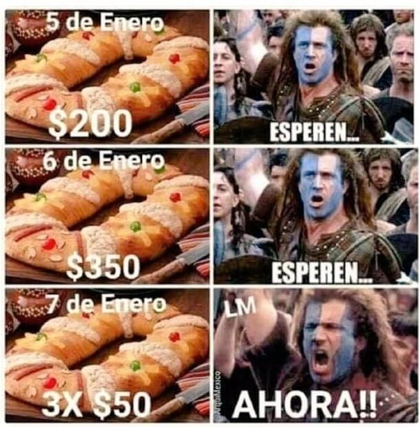 La Rosca de Reyes no se escapa de los memes