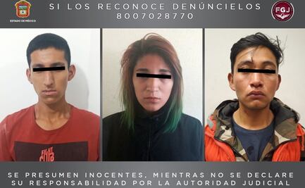 Detienen en Edomex a 3 presuntos feminicidas de Emily 