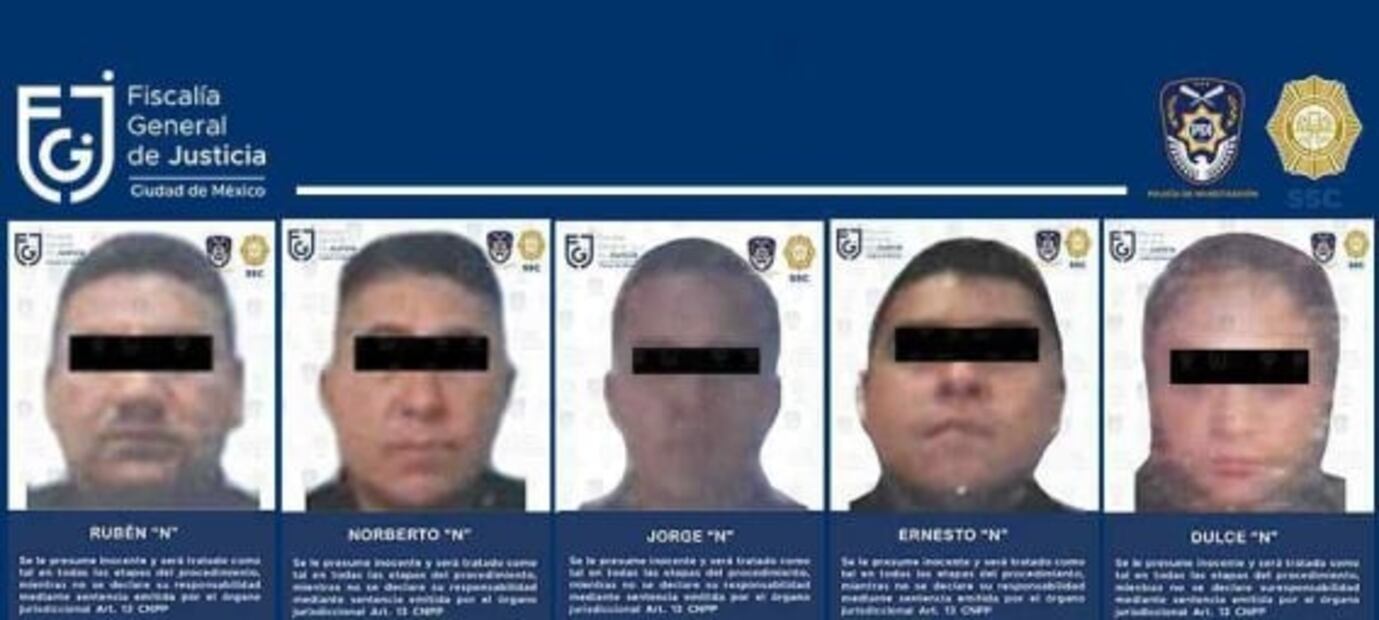 Caen cinco policías por secuestro exprés en BJ; "no habrá impunidad para delincuentes": García Harfuch