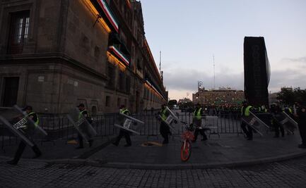 Implementan operativo de seguridad por Segundo Informe de Gobierno de AMLO