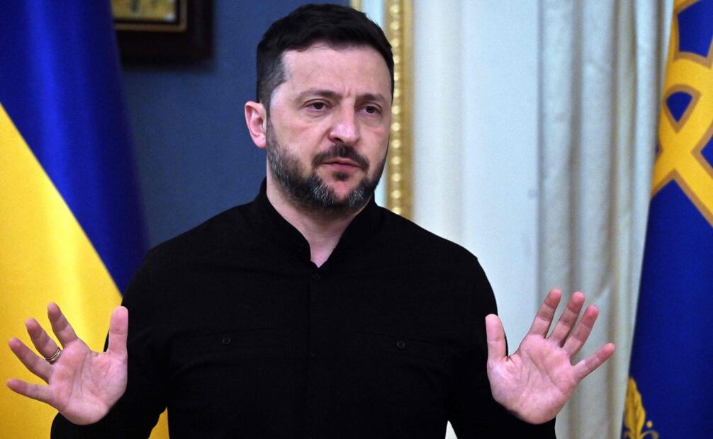 Volodímir Zelensky, presidente de Ucrania. Foto: AFP