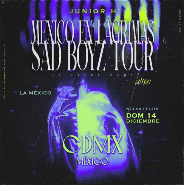 El cantante de corridos tumbados cerrará su gira en CDMX. Foto: Captura de pantalla (funticket)