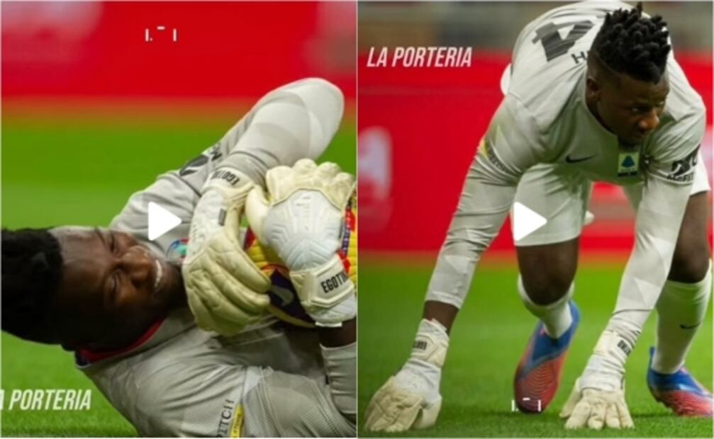 André Onana, el portero del Inter de Milán que usa guantes mexicanos