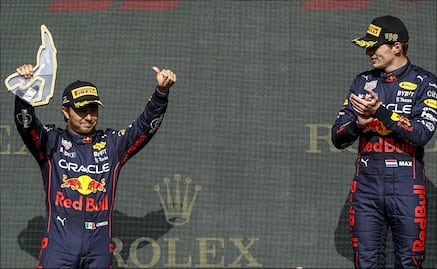 Checo Pérez, Max Verstappen y Red Bull dominan las tablas en la Fórmula 1 tras el GP de Bélgica