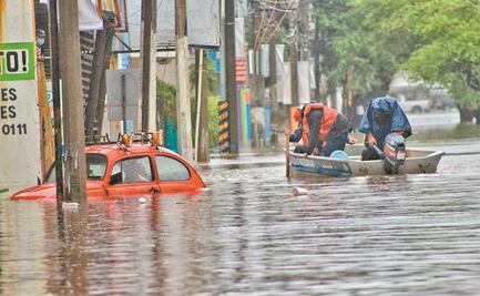 Villahermosa, otra vez bajo el agua por la lluvia 
