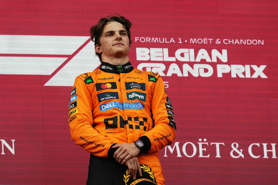 Oscar Piastri en el Gran Premio de Bélgica - Foto: AP