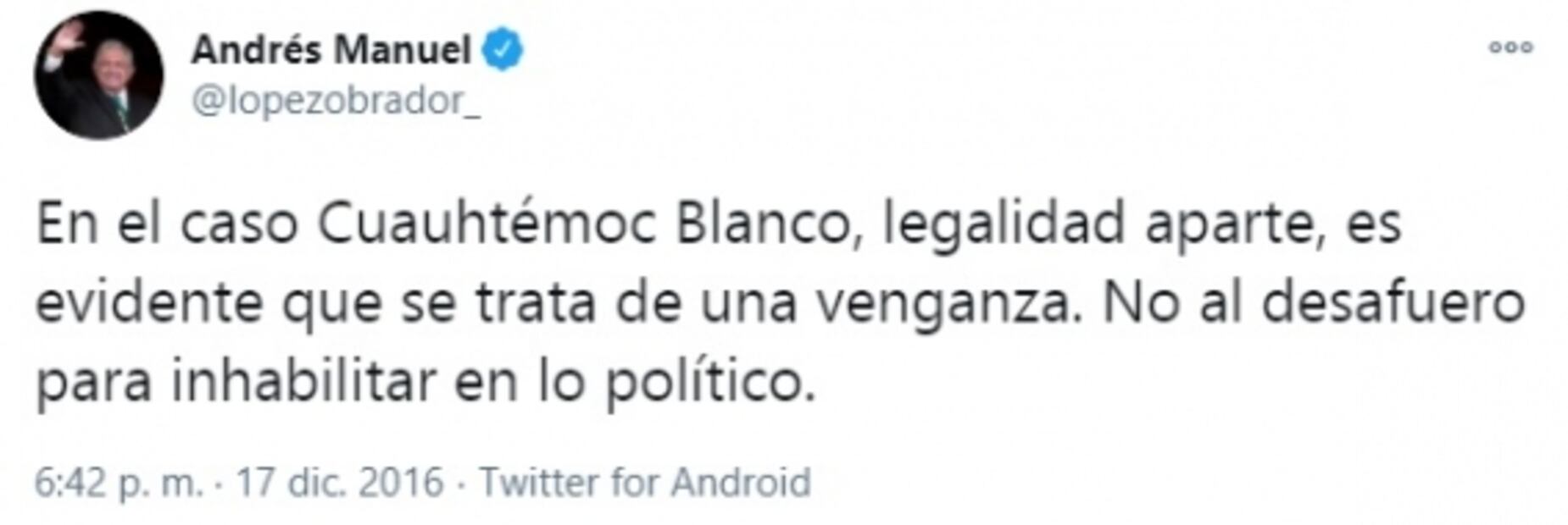 “Yo ni lo conocía”: AMLO recuerda plan para desaforar a Cuauhtémoc Blanco