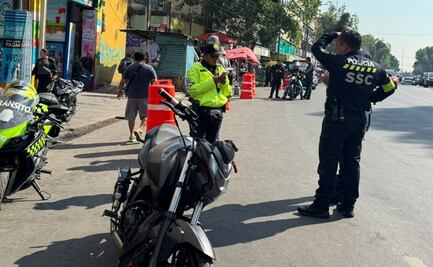Riña vial en el centro de CDMX termina en balacera; motociclista escapa tras disparar