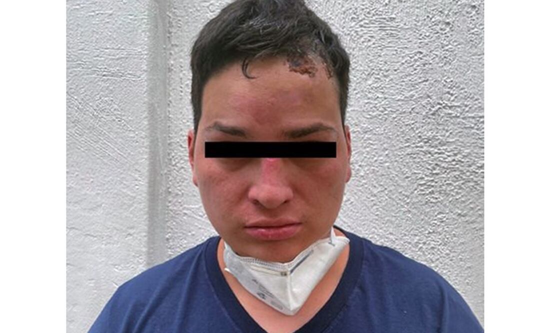 José Luis “N”, uno de los tres ladrones en el robo en una combi que circulaba sobre la México-Puebla el sábado 19 de marzo. Foto: Especial