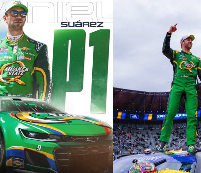 ¿Quién es Daniel Suárez?; el ganador de la Nascar XFinity