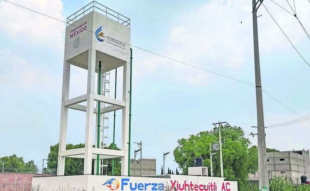 Fuerza Xiuhtecuitli apoyó a habitantes en la operación del pozo. Foto: Especial