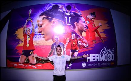 Pachuca homenajea a Jenni Hermoso con mural en el Estadio Hidalgo