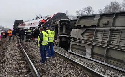 Descarrila un tren en Rusia; reportan al menos 24 heridos 
