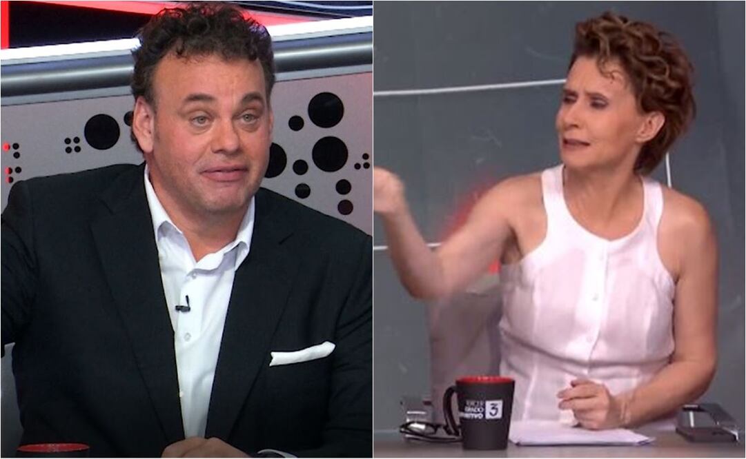 Denise Maerker y David Faitelson en Tercer Grado Deportivo