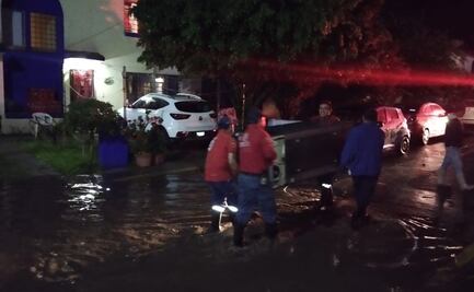 Lluvias desbordan ríos e inundan casas en Morelos