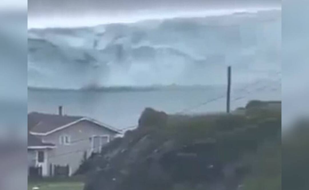 Un gigantesco iceberg navegó en dirección a la costa de Terranova. Foto: tomada de video