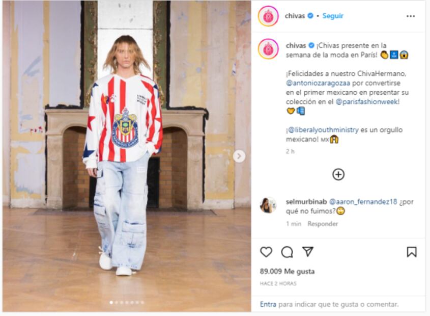 Chivas está presente en la semana de la moda en París