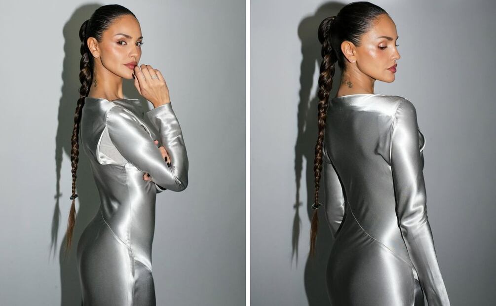 La trenza extra larga de Eiza González tiene diferentes grosores muy marcados. Foto: Instagram @eizagonzalez (Andie Jane)
