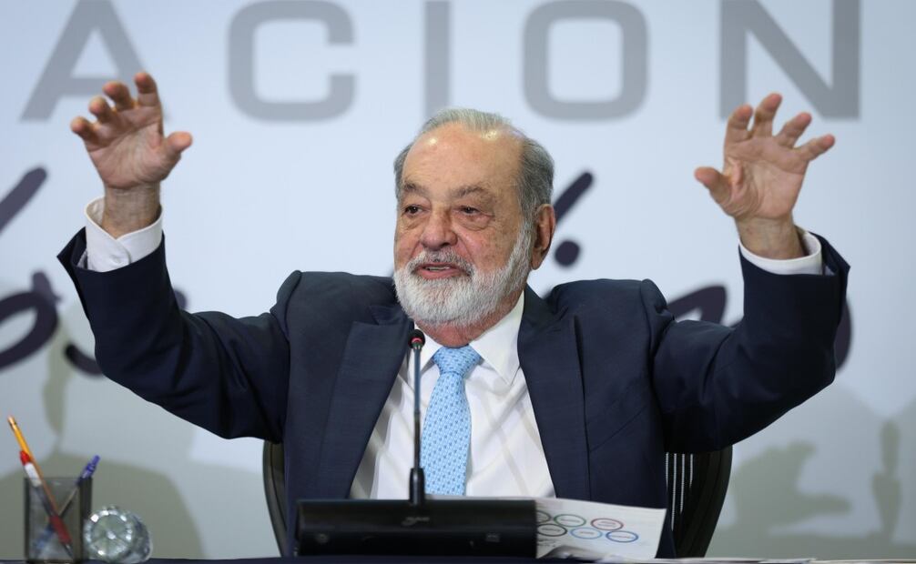 Carlos Slim (10/02/2025). Foto: Diego Simón Sanchéz / Archivo EL UNIVERSAL